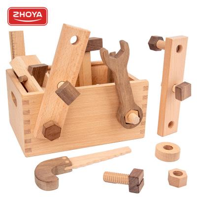 China High Quality Baby Kids Machine Set Screw Herramienta Para Madera Assembly Kit Mainan Anak Kinderspielzeug Wooden Tool Educational Toys for sale