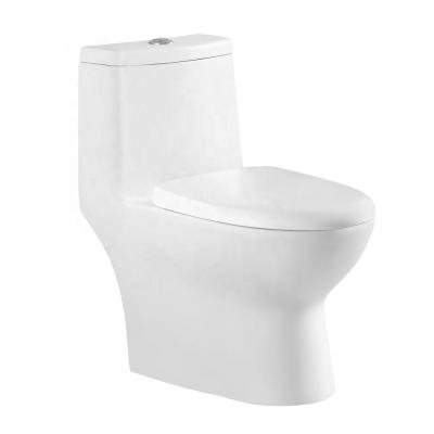 China Double-Flux 896 Sanitary Ware WC Siphon Siphon Spray Flush One Piece Toilet for sale