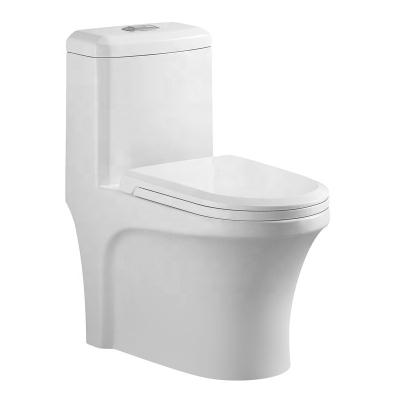 China Chaozhou Double-Flow 903 Double Flush Floor Standing Double Cyclone One Piece Toilet for sale