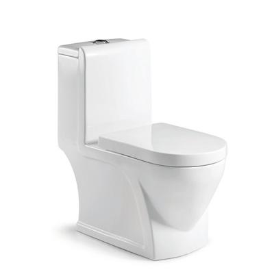 China Double-Flux Western 1104 Ceramic One-Piece Washdown Toilet for sale