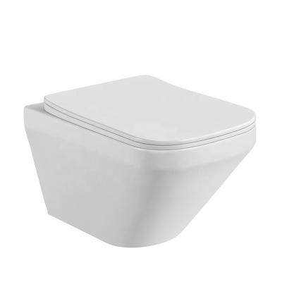 China FT195 180mm White Hidden Cistern Hidden Cistern Sanitary Ware Roughing-in Wall Hung Ceramic Toilet Price For Factory for sale