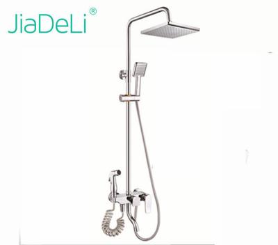 China With Sliding Bar With Sliding Bar Handle Shower Head Bath Hot Selling Single Shower 703 Faucet Set Rainfall Brass Bathroom for sale