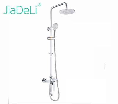 China With Sliding Bar With Sliding Bar 716 Brass Bathroom Wall Mounted High Quality Rain Shower Set Brass Faucets For Bathroom for sale