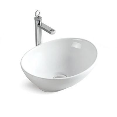 China Modern Modern Countertop Bathroom Round Good Quality Ceramic Wash Basin for sale