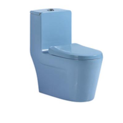 China Double-Flow 2220 Ceramic Bathroom Floor Siphon Flushing Kindergarten Color Small Child Toilet for sale