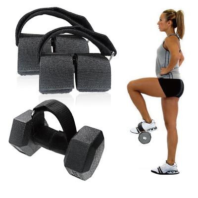 China Adjustable Weight Ankle Strap for Shin Training Leg Curl Lift Stretch and Exercise Black for sale