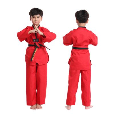 China Martial Arts Wear Taekwondo Uniforms For kids Martial Art Wear Cheap Wtf Taekwondo Uniform Dobok for sale