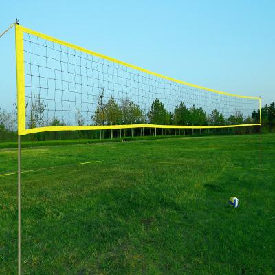 China Outdoor beach Volleyball set portable Volleyball net stand system on grass for sale