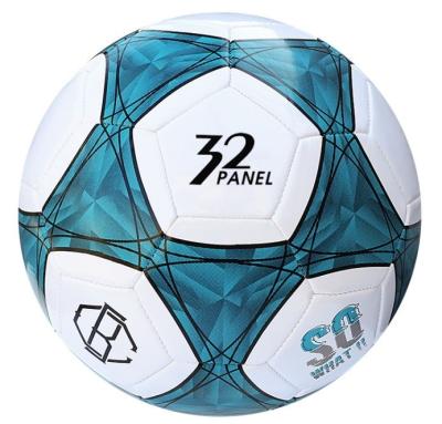 China Custom Logo PVC Machine Sewn Training Soccer Ball Size 5 Official Football with Design for sale