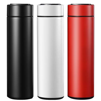 China 500ml LED Temperature Display Thermos Cups Customized Designs for Smart Water Bottle for sale