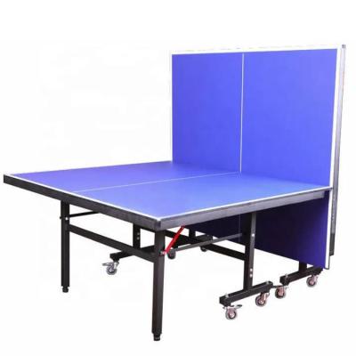 China Net Weight kg 72 Standard Smc 18mm 25mm All Weather Outdoor Movable Foldable Tennis Table for sale