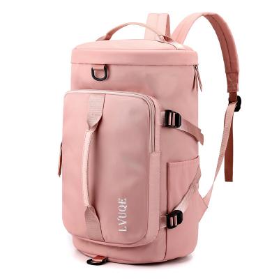 China 2022 Fashion Hot Selling Logo Rose Overnight Duffel Bag Custom Wholesale Waterproof Polyester Overnight Bag For Women for sale