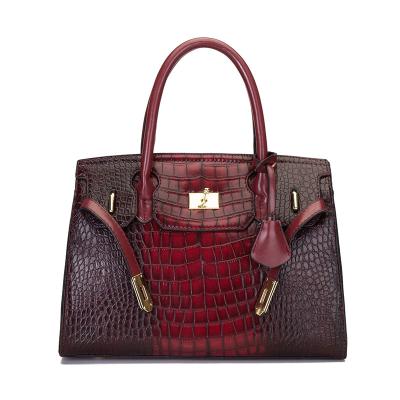 China Work Travel Factory Wholesale High Quality Inclined Span Women Pursing PU Women Bag Material Set New for sale