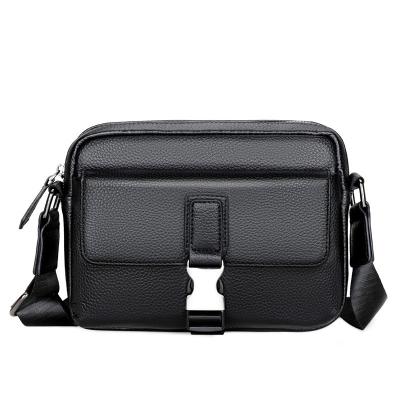 China Others New Men Bag 100% Genuine Leather Shoulder Handbags High Capacity Cross Cheap Bags For Men for sale