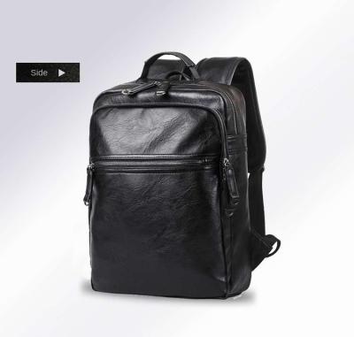 China OEM ODM Cheap Price Manufacturer Waterproof 14 Inch Natural Leather Laptop Backpack For Men for sale