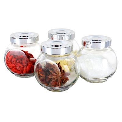 China Custom Stocked Glass Food Drink Jar Jam Storage Glass Jars 250ml for sale