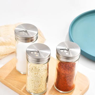 China Luxury Glass Sprinkler Bottle Household Products Supplier Jar Spice Packaging Packaging Bottles For Spices for sale