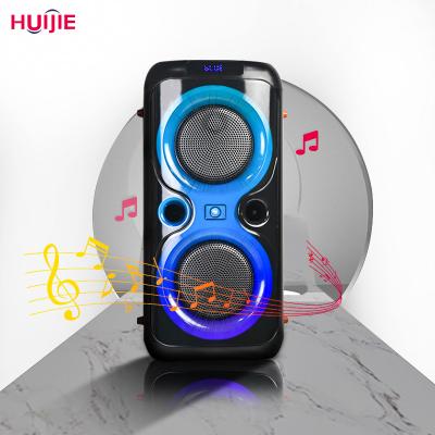 China None Dual 6.5 Inch Portable Rechargeable Wireless Blue Tooth BT Speaker DJ Speaker j-jbl Outdoor Karaoke Partybox for sale