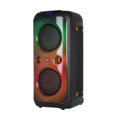 China No JB_L Boombox Portable Speaker Flame Light Party Box DJ Karaoke Portatil Portable Speakers for sale