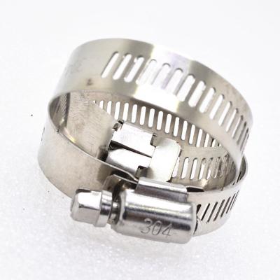 China Wholesale 304 Stainless Steel Automotive Steel Hose Clamp Metal Hose Clamp for sale