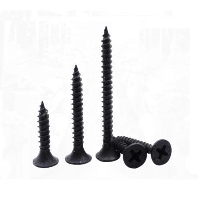 China Trumpet Head Black Carbon Steel ST3.5-ST5.5 Oxide Drywall Screws For Fastening Drywall To Wood /Trumpet Head Screw for sale