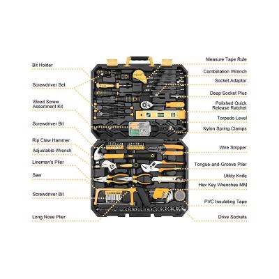 China 128 Piece Socket Wrench Auto Repair Tool Combination Package Binding Mixed Tool Kit for sale