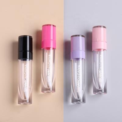 China Bulk Container 6ml Colorful Stock Cosmetic Empty Pink Lip Gloss Lip Gloss Tube Lip Gloss Bottles for sale