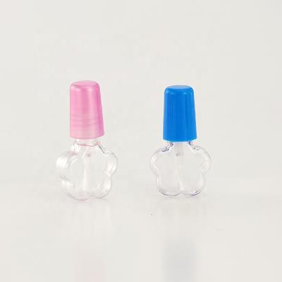 China Fashionable cute mini heart square star shape plastic empty petg nail polish bottle for sale