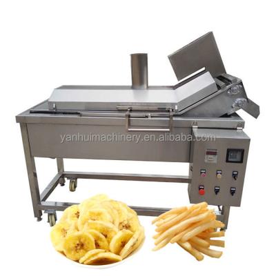 China peanut potato chips onion rings and beans frying machine potato chips dough falafel frying machine for sale for sale