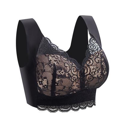 China Breathable Lace Underwear No Steel Ring Push Up Bra for sale