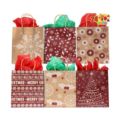 China Gift & Xmas Gift Bag Extra Large Xmas Kraft Present Jumbo Christmas Gift Bag Plastic Jumbo Gift Wrapping Plastic Bags for sale