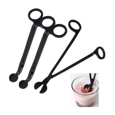 China Wholesale Embroidery Candle Wick Trimmer Wick Trimmer Wick Trimmer Wick Scissors Oil Lamps Trimmer Candle Wick Trimmer Tool Matte Black for sale