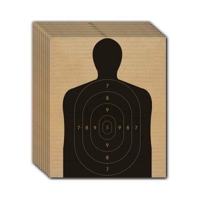 China For Shooting Practice Custom Paper Shooting Targets Silhouette Cardboard Targets For Torso Paper Shooting Targets for sale