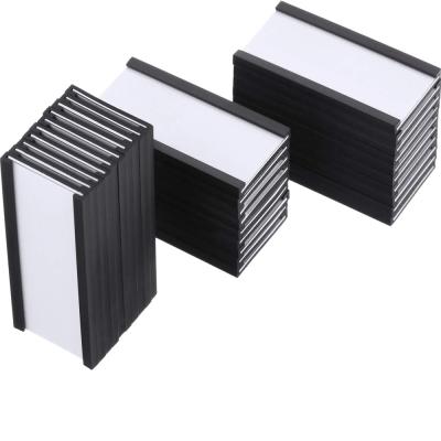 China Magnetic Stores Label Holders, Magnets And Cards For Metal Shelving/Metal Racks Metal Mailboxes/Shelf Bin for sale