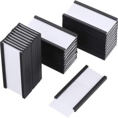 China Magnetic Magnetic Stores Label Holders Data Card Holders With Protective Films Replacement Strips For Shelf Bin for sale