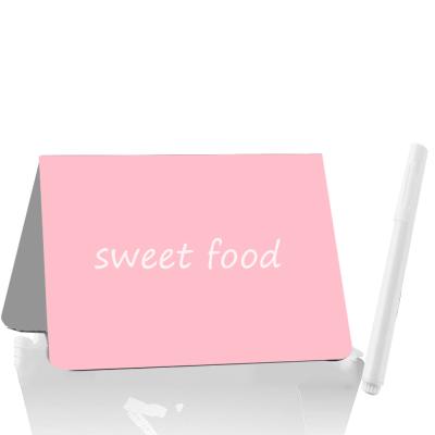 China For Cake Mini Pink Chalkboard Signs Food Buffet Bakery Chalkboard Table Top Signs Food Labels Chalked Name Label Wedding Chalkboard Signs Party Buffet Tables for sale