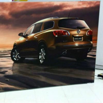 China Single Dye Sublimation Printing Textile 260gsm Fabric Light Box Durable LED Display Graphics for sale