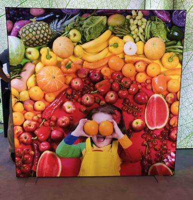 China Flame Retardant 180gsm Sublimation Printing Backlit Stretch Fabric For SEG Display Systems for sale