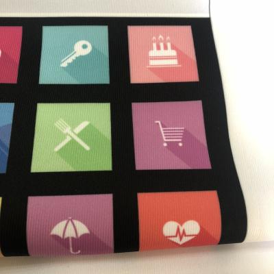 China fire retardant cheap 200gsm knitted stretch fabric for dye sublimation pops up frame display for sale