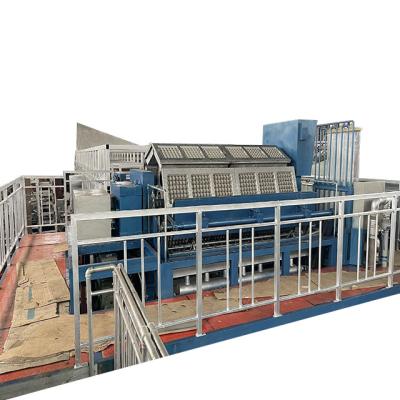 China Biodegradable Paper Pulp Egg Carton machine Pulp Fiber 10 cell egg carton machine for sale