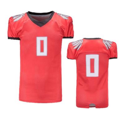 China Custom Antibacterial Sublimation Football Shirt American Football Tackel Twill American Football Uniform Tank Tops for sale