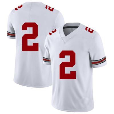 China Custom Authentic Ohio State College Football Antibacterial Jersey 2022 White Jersey for sale