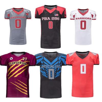 China Antibacterial Wholesale Youth American Flag Soccer Uniforms Sublimated Bulk Football Tank Tops for sale