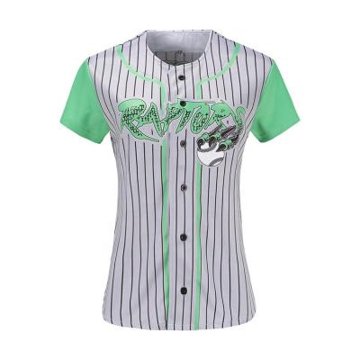 China Hot Selling Full Net Women Baseball Tank Top Antibacterial Custom Made Sublimation Baseball Uniform for sale