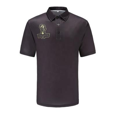 China Wholesale Black Color Anti-Wrinkle Sublimation Coaching Coaches Polo Shirts Polo Sports Club T-shirts Sublimated Wear for sale