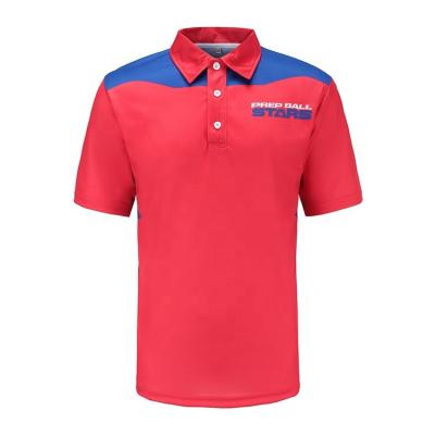 China Red Breathable Anti-wrinkle Sublimation T-shirt Polo Shirts Custom Polo Red Dry Sports For Women for sale