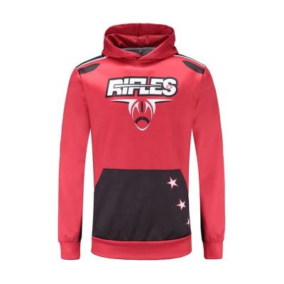 China Custom Anti-Wrinkle Sublimation Sports Hoodies American Football Hoodie College Football Team Hoodies for sale