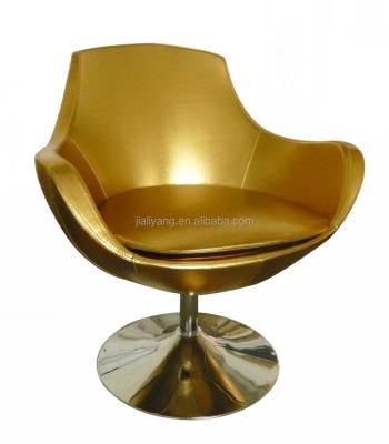 China Leisure stocked gold chairs/modern chair with round base/simple chair designs-k206 for sale