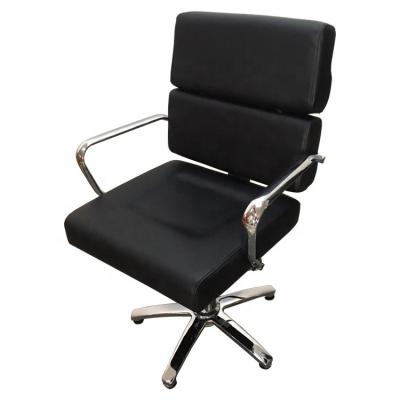 China Durable commercial funiture hairdresser chair metal material general purpose salon chair leather specific synthetic L27 for sale