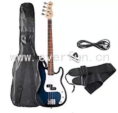 China Modern cheap popular factory colorful 4 string professional electric bass guitar for sale